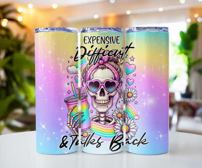 EXPENSIVE DIFFICULT TALK BACK CANDY SKULL